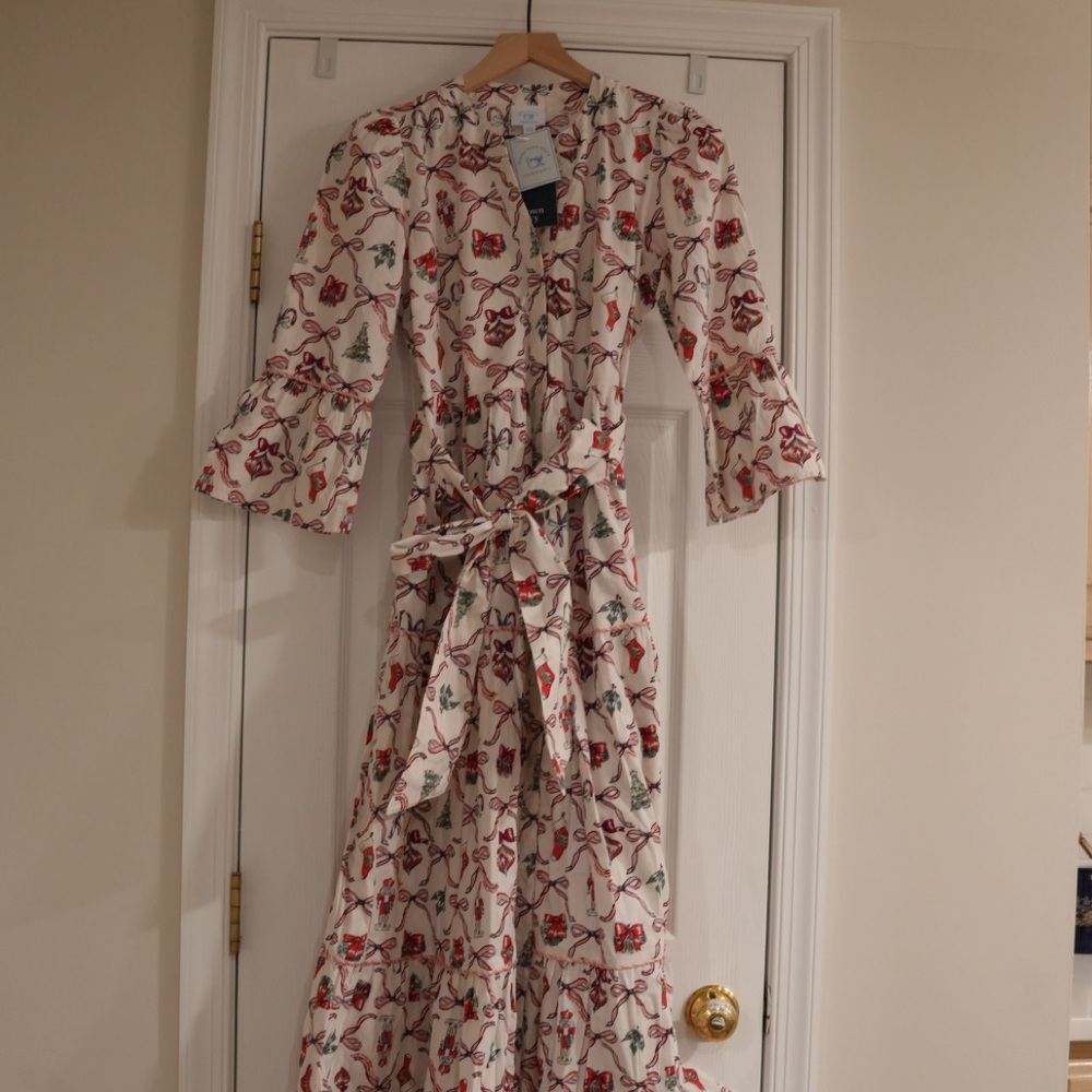 Sewing Down South x Crown & Ivy™ Long Sleeve Maxi Dress with Sash